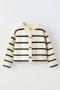 CHAQUETA PUNTO RAYAS