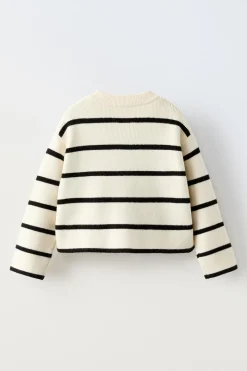 CHAQUETA PUNTO RAYAS