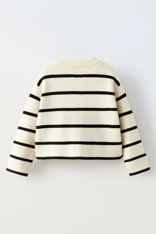 CHAQUETA PUNTO RAYAS
