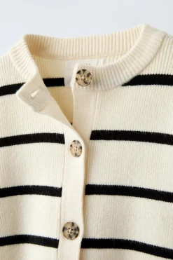 CHAQUETA PUNTO RAYAS