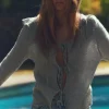 CHAQUETA VOLANTES CON ALPACA Y LANA