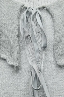 CHAQUETA VOLANTES CON ALPACA Y LANA