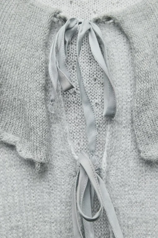 CHAQUETA VOLANTES CON ALPACA Y LANA