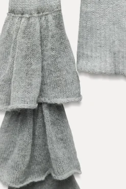CHAQUETA VOLANTES CON ALPACA Y LANA