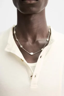 COLLAR ABALORIOS METÁLICOS X NANUSHKA
