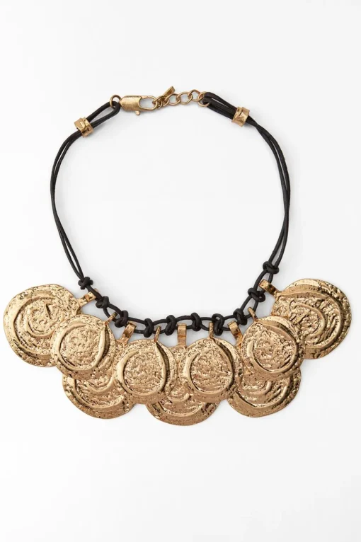 COLLAR CORDÓN MEDALLAS