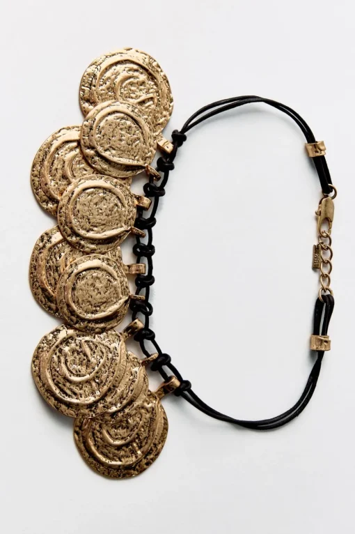 COLLAR CORDÓN MEDALLAS
