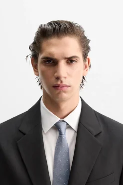 CORBATA SEDA - ALGODÓN LUNARES