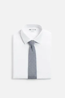 CORBATA SEDA - ALGODÓN LUNARES