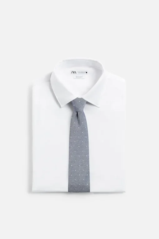 CORBATA SEDA - ALGODÓN LUNARES
