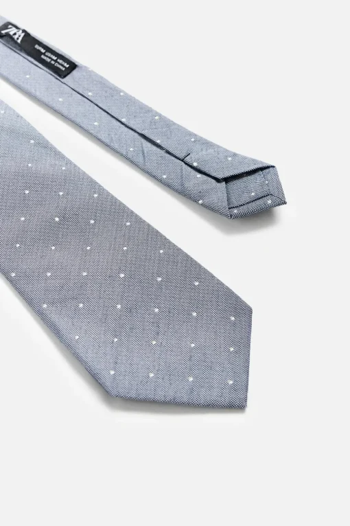CORBATA SEDA - ALGODÓN LUNARES