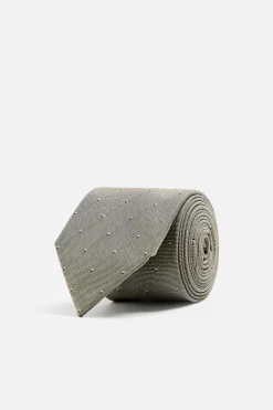 CORBATA SEDA - ALGODÓN PUNTOS