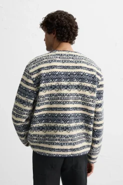 CÁRDIGAN CREMALLERA JACQUARD