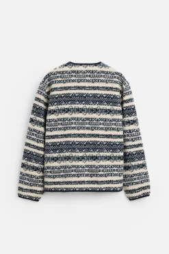 CÁRDIGAN CREMALLERA JACQUARD
