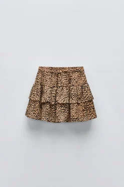 FALDA BERMUDA ANIMAL PRINT
