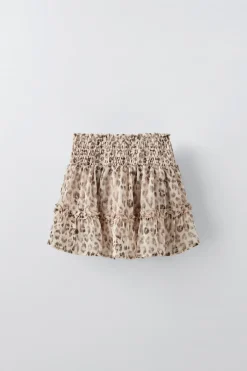 FALDA BERMUDA ANIMAL PRINT