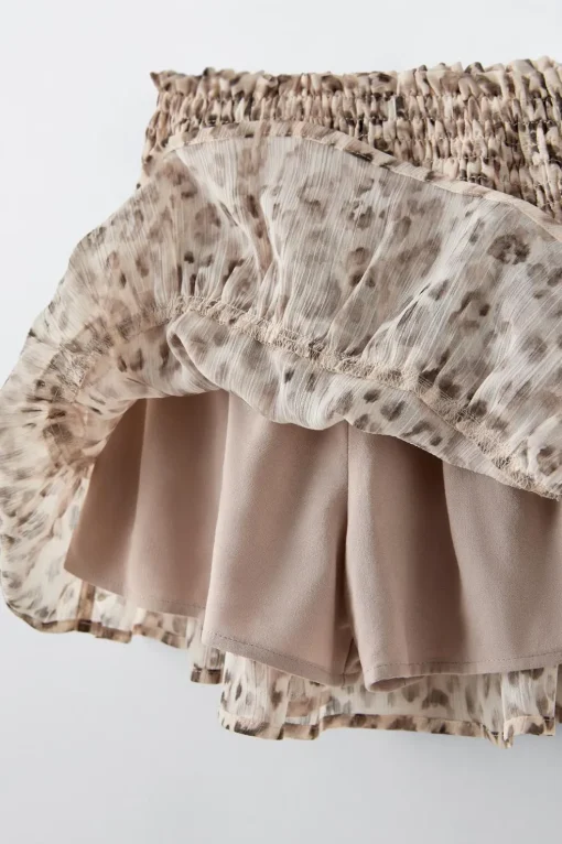 FALDA BERMUDA ANIMAL PRINT