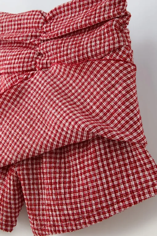 FALDA BERMUDA BAMBULA CUADROS