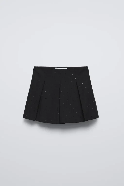 FALDA BERMUDA BRILLOS