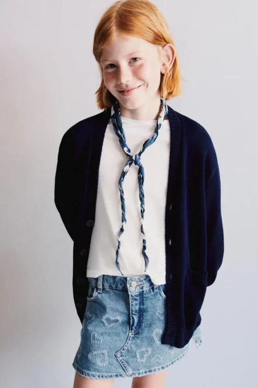 FALDA DENIM CORAZONES