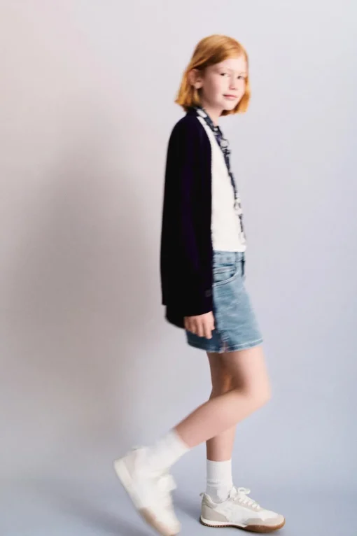 FALDA DENIM CORAZONES