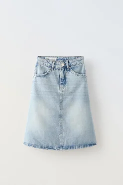 FALDA LARGA DENIM