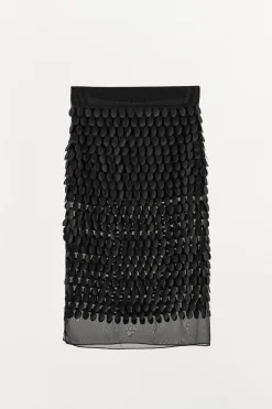 FALDA MIDI COMBINADA