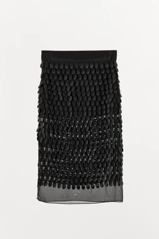 FALDA MIDI COMBINADA