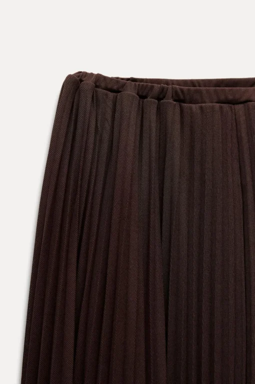 FALDA MIDI PLISADA