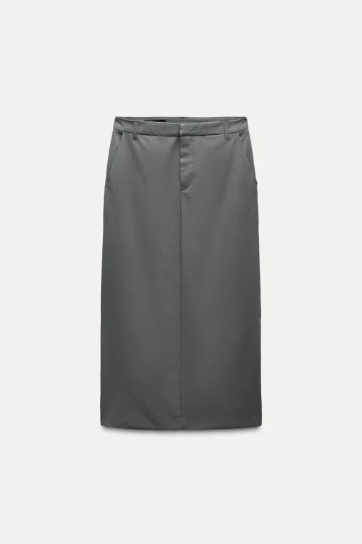 FALDA MIDI RECTA