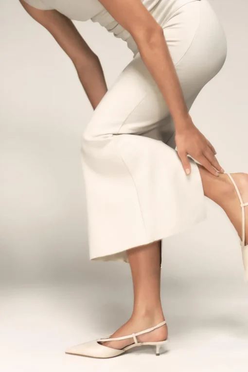 FALDA MIDI STRETCH CONTOURING