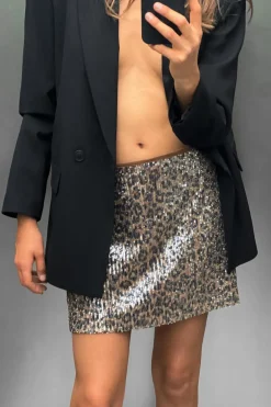 FALDA MINI LENTEJUELAS
