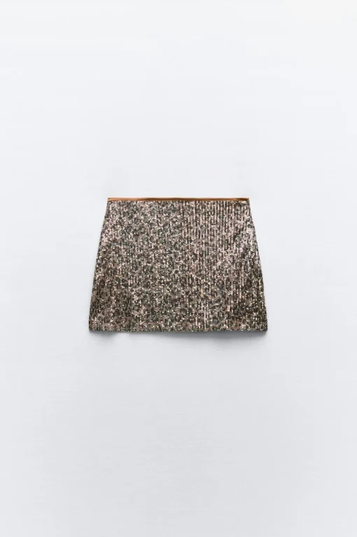 FALDA MINI LENTEJUELAS