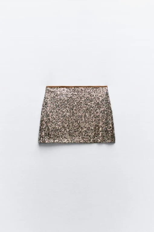 FALDA MINI LENTEJUELAS