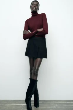 FALDA PANTALÓN PLIEGUES