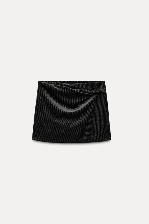 FALDA PANTALÓN TERCIOPELO BRILLO