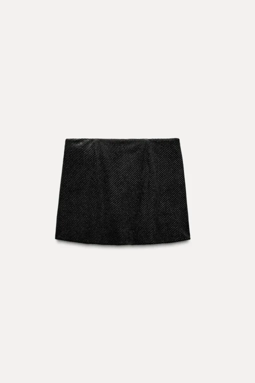 FALDA PANTALÓN TERCIOPELO BRILLO