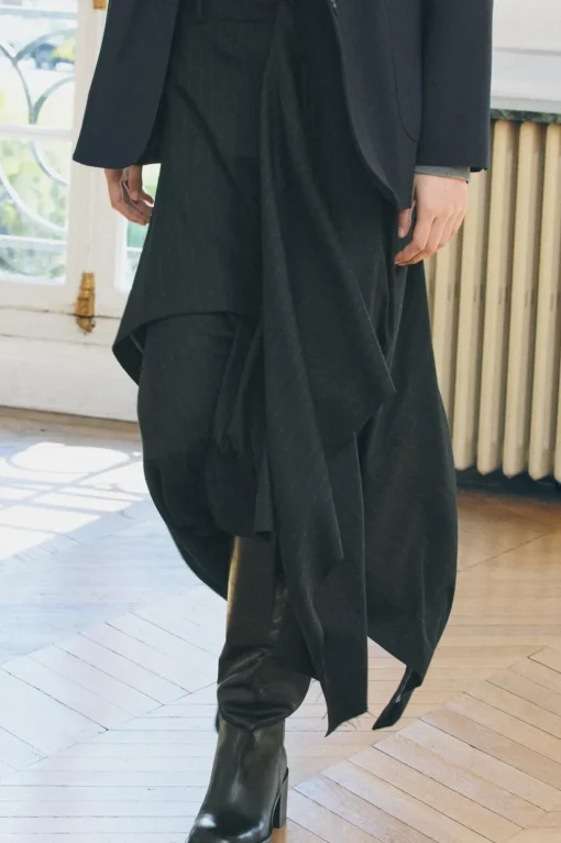 FALDA RAYA DIPLOMÁTICA ASIMÉTRICA ZW COLLECTION