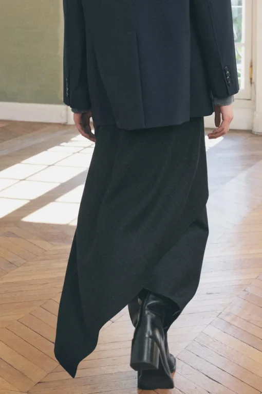 FALDA RAYA DIPLOMÁTICA ASIMÉTRICA ZW COLLECTION