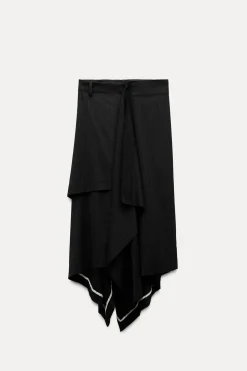 FALDA RAYA DIPLOMÁTICA ASIMÉTRICA ZW COLLECTION