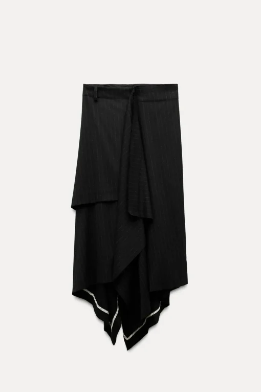 FALDA RAYA DIPLOMÁTICA ASIMÉTRICA ZW COLLECTION