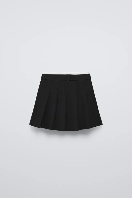 FALDA TABLAS DOBLE CINTURILLA
