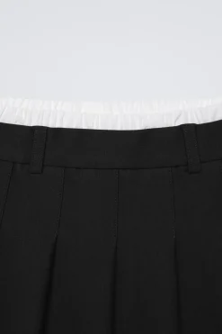 FALDA TABLAS DOBLE CINTURILLA