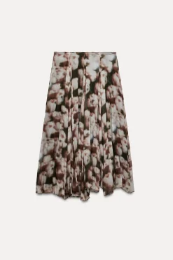 FALDA TABLAS ESTAMPADA ZW COLLECTION