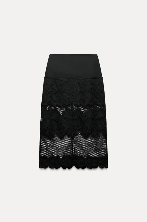 FALDA TUBO CROCHET ZW COLLECTION