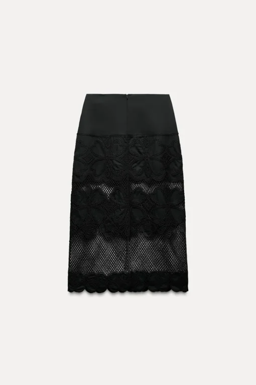 FALDA TUBO CROCHET ZW COLLECTION