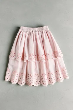 FALDA VOLANTES BORDADOS - SEA NY