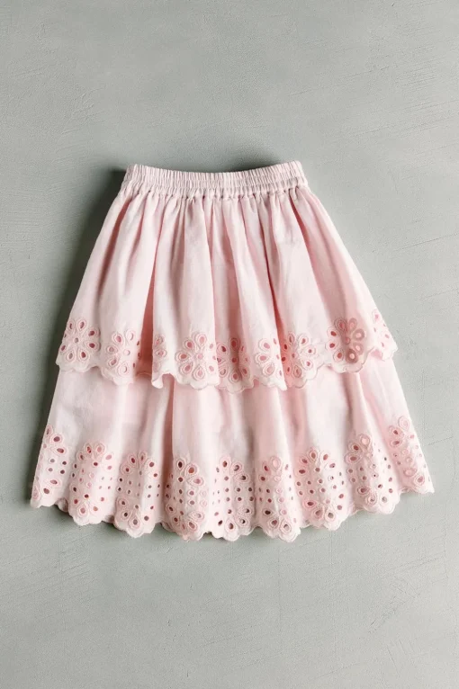 FALDA VOLANTES BORDADOS - SEA NY