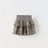 FALDA VOLANTES ESTAMPADO