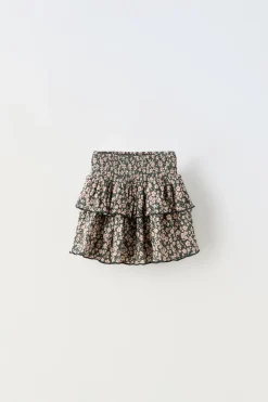 FALDA VOLANTES ESTAMPADO